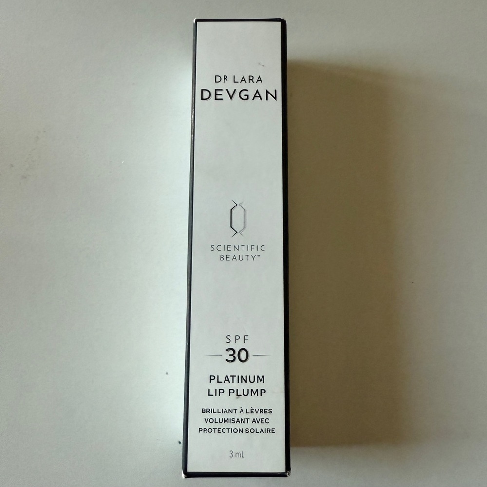 Dr. Lara Devgan Platinum Lip Plump SPF 30 – Medical-Grade Gloss 3ml – New in Box